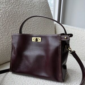 Vintage real cow leather bag women bag Handbag Crossbody Shoulder bag tote Bag